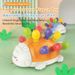 Baby- und Kleinkindspielzeug: Steckpuzzle mit Igelmotiv, Fingerübungen, Spaß, niedliches Haustier-Frühpädagogik-Puzzle, Steckspielzeug_voghion.com