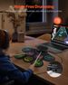 Elektrisches Schlagzeug 7-Pad mit Kopfhöreranschluss, Pedalen und Lautsprecher für Anfänger und Kinder_voghion.com