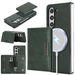 Applicable To Samsung Z Fold7/6/5/4/3 Wireless Charging Mobile Phone Case, 2-in-1 MagSafe Magnetic Card Bag_voghion.com