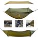 New Double Anti-Tip Automatic Quick-Open Swing Mosquito Net Hammock Outdoor Camping Sunshade_voghion.com