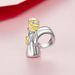 Angel Guardian Charm Sterling Silver Charm,SCC3064_voghion.com