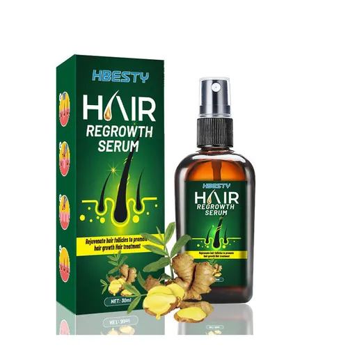 30mlGinger Dense Hair Solution Moisturizes Hair Follicle Hair Nutrient Solution Dense Hair Long Black Black Solution_voghion.com