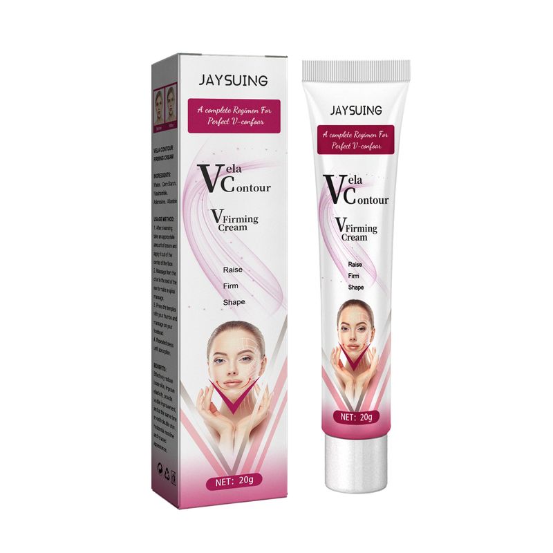Creme de emagrecimento facial em formato de v, removedor de queixo duplo, firmador, linha facial, queima de gordura, anti-envelhecimento, produtos de cuidados de massagem de beleza_voghion.com
