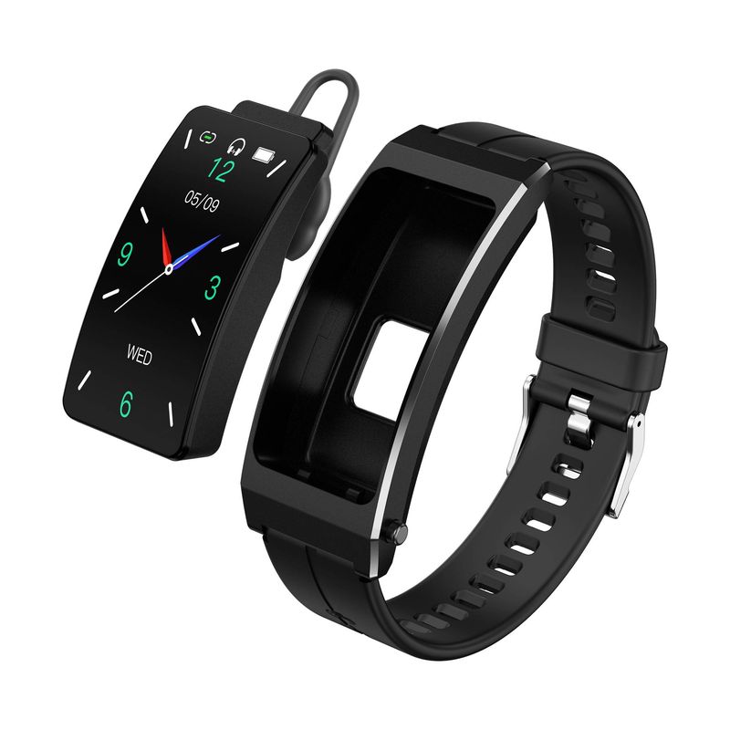 NEXOVA Smart Watch TWS Headphones 2 in 1 Fitness Tracker Multi Sport Mode Heart Rate Oximetry Blood Pressure Monitoring Pedometer Smart Bracelet_voghion.com