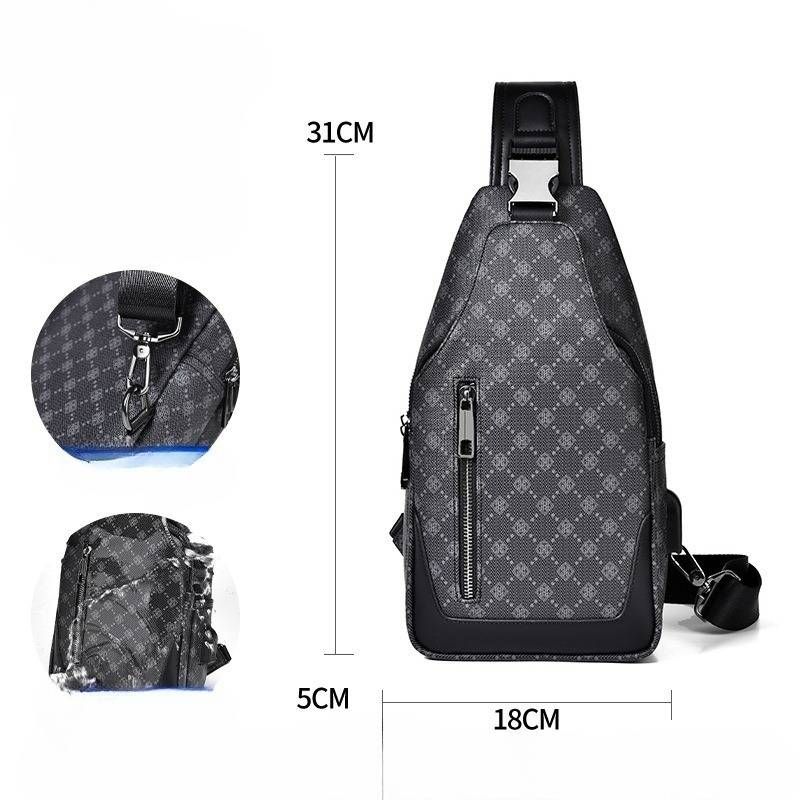 Men's Bags Chest Bag Men New Men's Bag Messenger Bag Shoulder Bag Backpack Trendy Brand Casual Small Bag Messenger Shoulder Bag Fashion Shoulder Bag_voghion.com