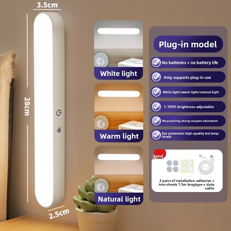 LED Desk Lamp With 95 CRI & Eye Protection, Remote/Touch Control, Adjustable Brightness & Color Temperature, Plug-in/Rechargeable_voghion.com