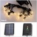 Solar LED Bubble String Lights - Waterproof Outdoor Fairy Lights With 8 Lighting Modes, Vintage Edison Bulb Design For Garden, Patio, Camping_voghion.com