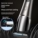 Set tagliacapelli professionale impermeabile - Tagliacapelli in metallo ricaricabile tramite USB con lama a V per sfumature, barba e cura del corpo_voghion.com