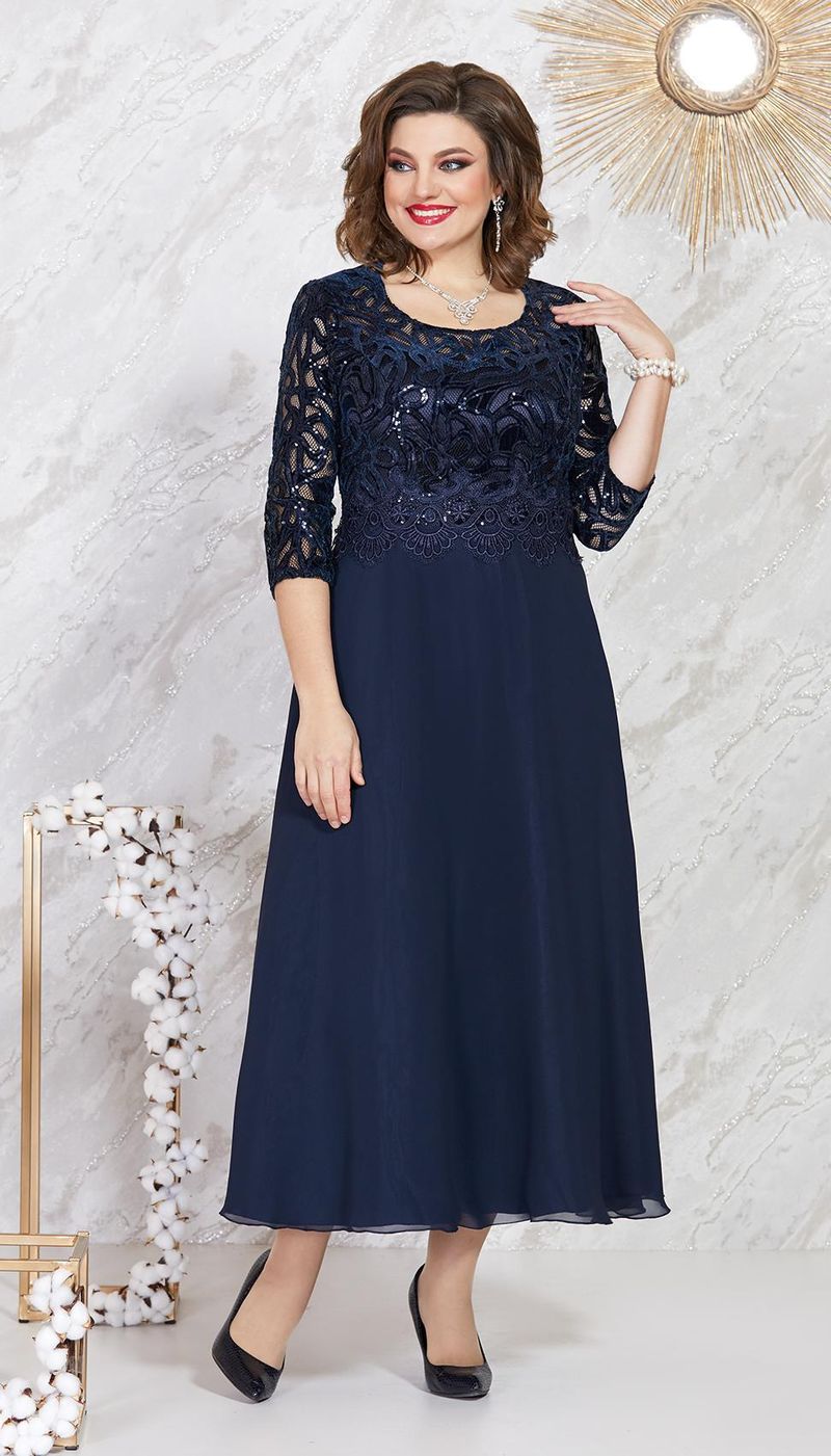 Women's Plus size Dresses with Lace Chiffon Fit for Spring and Summer Seasons_voghion.com