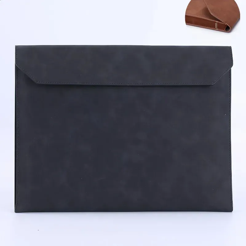A4 Folder Thickened PU Leather Business Briefcase File Bag With Print Pattern School Office Storage Organizer 250811_voghion.com