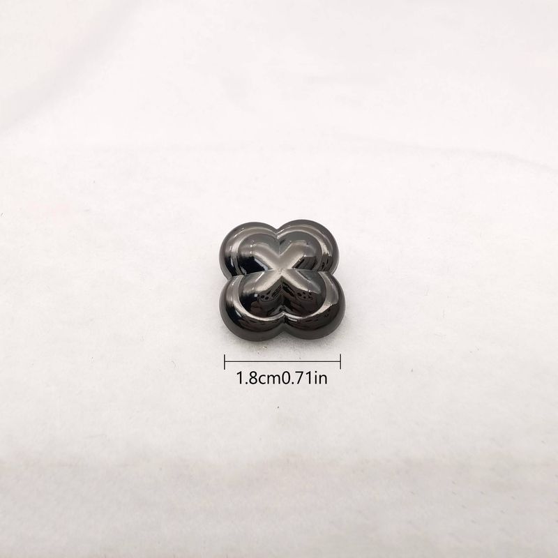 6pcsHigh-end Solid Color Metal Button-down Cufflinks, Floral Edge Designs, Clothing Accessories, Coats, Suits, Shirts, Dresses, Knitwear And Sweaters._voghion.com