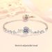 Bracciale con perline push-pull in argento Sterling da donna, stile leggero, con moissanite_voghion.com