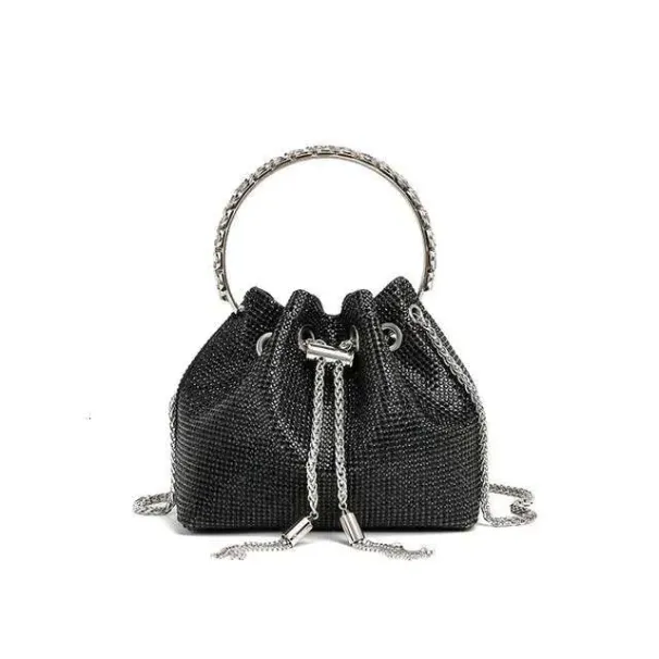 New Women's Brand Wallet And Handbag Designer Handbag, Banquet Crystal Rhie Shoulder Bag, Party Bag_voghion.com