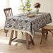 Retro Geometric Tablecloth – Non-Slip, Heat-Resistant Polyester Fabric – Boho Chic Dining & Coffee Table Cover (Multiple Sizes & Styles)_voghion.com