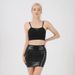 Hip Short Sexy One-step Uniform Pure Desire Silver Hip Hugging Half Skirt New Style_voghion.com