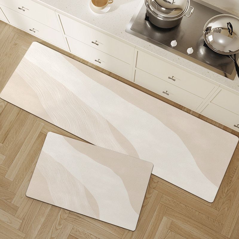 Floor Mat – Absorbent & Anti-Slip Kitchen & Entryway Rug With Modern Striped Design (Multiple Sizes & Colors, Water Washable)_voghion.com
