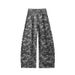 Men's Camo Cargo Pants Oversized Streetwear Drop-Crotch Joggers With Utility Pockets - High Waist Loose Fit For Fall (Multiple Sizes)_voghion.com