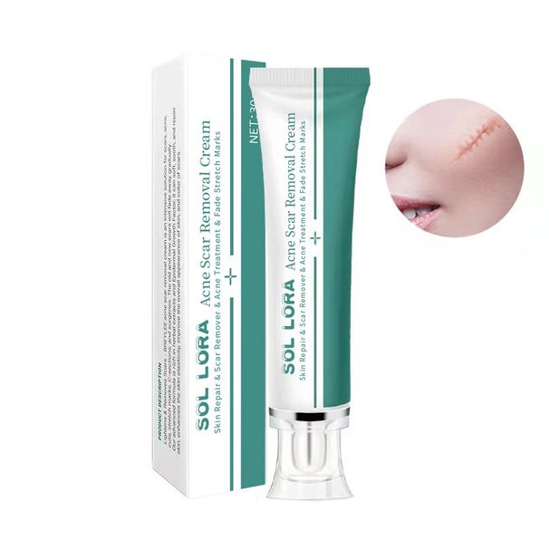 SOL LORA Repair Cream for Desalination and Removing Acne Scar Hyperplasia in Cesarean section Wounds_voghion.com