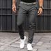 Herrenbekleidung, einfarbig, eng anliegend, mit Reißverschluss, Business-Casual, schmal geschnittene Hose mit kleinem Bein_voghion.com