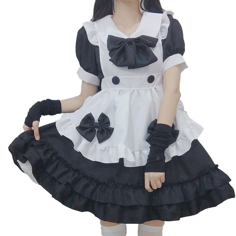 New Lolita dress soft girl caf é maid waitress_voghion.com