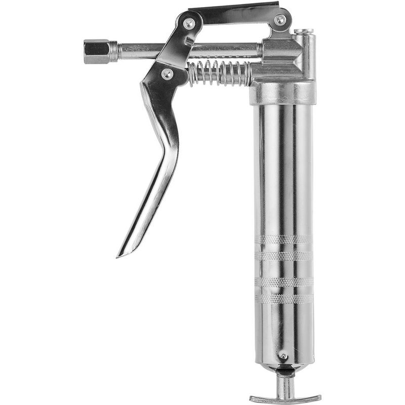Pistol Grip Grease Gun, 3500 PSI, 4 OZ / 120 CC Capacity Heavy Duty Professional Grease Gun, With 11.65 Inch Flexible Hose 2 Black Flat Couplers, 1_voghion.com
