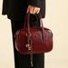 Fashion Trend 2025 New Women's Red Wedding Bride Niche Design Single Shoulder Crossbody Handbag Mom Bag_voghion.com