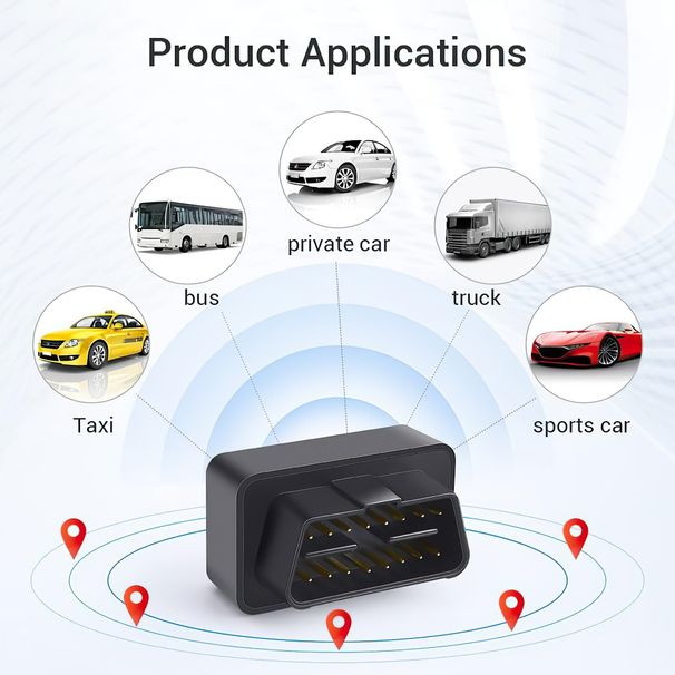 GPS Tracking Device for MiniVans Multipurpose Cars + GPS card SIM_voghion.com