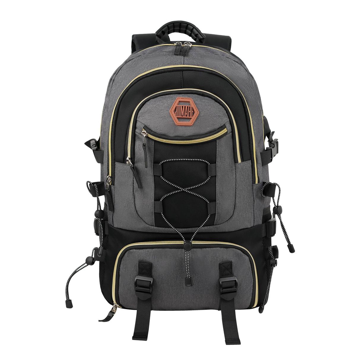 Fashion Color Blocked Backpack For Men And Women, Daily Commuting Student Backpack_voghion.com