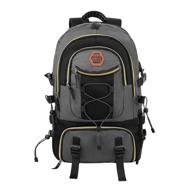 Fashion Color Blocked Backpack For Men And Women, Daily Commuting Student Backpack_voghion.com