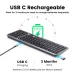 UGREEN Keyboard Wireless Bluetooth 5.0 2.4G Russian/Korean/EN 99 Keycaps For MacBook IPad PC Tablet USB C Rechargeable Keyboard_voghion.com
