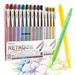 S686 10-Color Retractable Gel Pens Set - 0.5mm Fine Tip, Quick-Dry Ink For Note Taking, Journaling, Drawing & School Supplies (Assorted Colors)_voghion.com