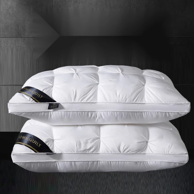 Nucleo del cuscino dedicato per hotel a cinque stelle per la protezione cervicale di una persona adulta e un aiuto per dormire, non collassabile e non_voghion.com