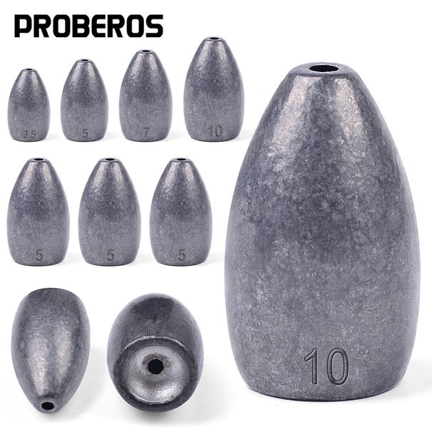 Texas Free Group Bullet Head Fishing Anti-Hook Bottom Lead Sinker Lure Accessories_voghion.com