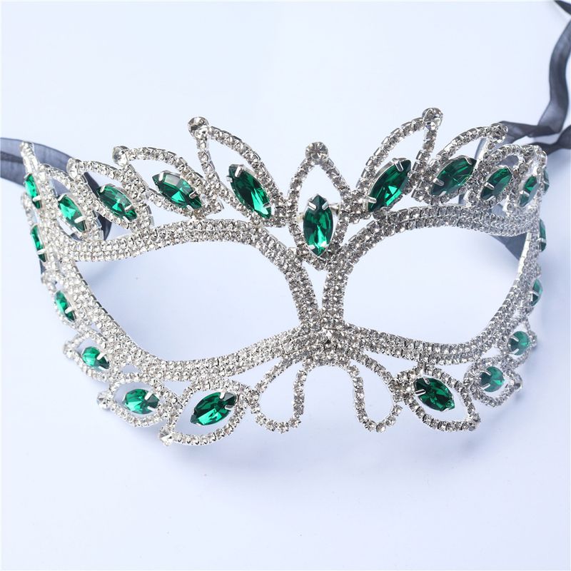 2022 Ny Diamant Mote Personlighet Enkel Dame Halloween Allsidig Ansiktsdekorasjonsmaske_voghion.com