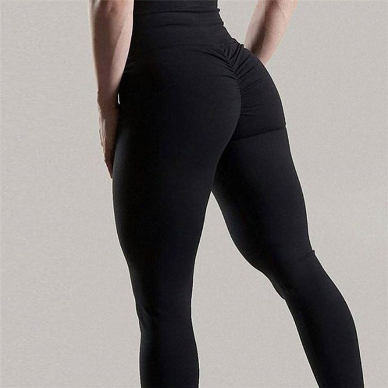 Leggings d'exercice en patchwork pour femmes, coupe slim, bas pêche_voghion.com