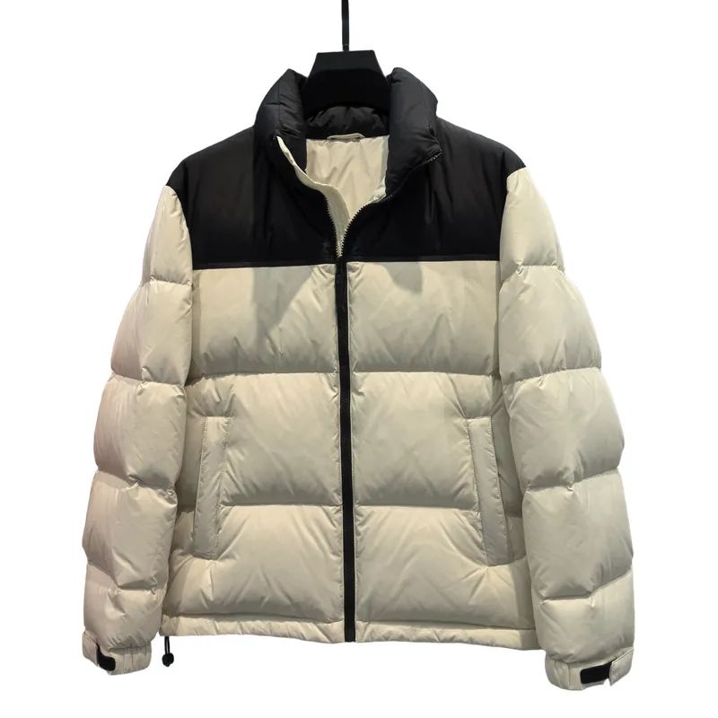 Giacca imbottita calda con collo alto - Capospalla alla moda in tessuto di nylon e seta_voghion.com