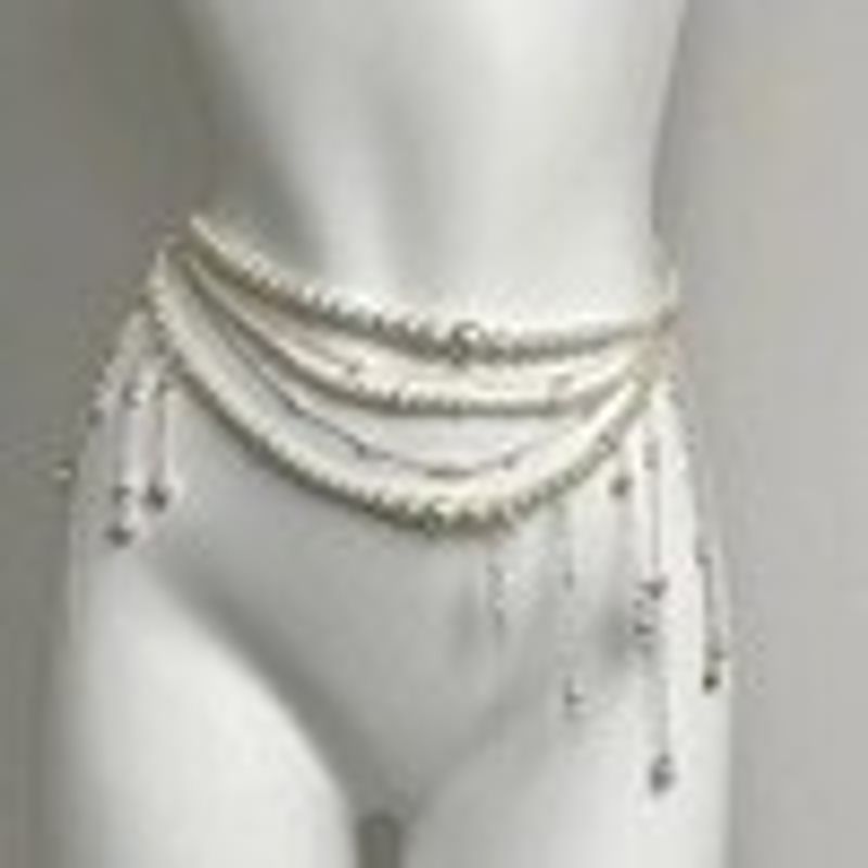Light Luxury Sexy Tassel Pearl Multi Layer Waist Chain Fashionable Matching Waist Ornaments_voghion.com