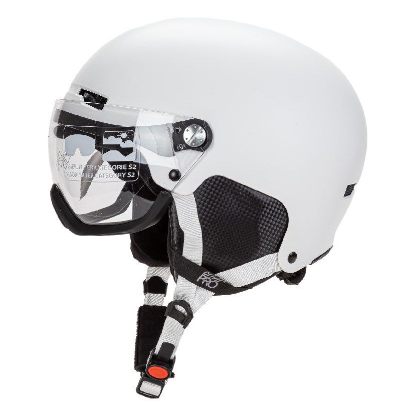 Professional ski helmet with goggles with regulator Ski helmet Snow sports helmet_voghion.com