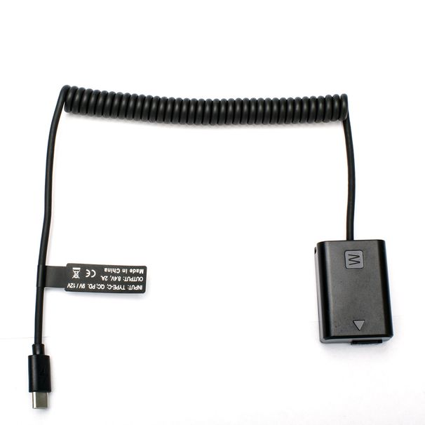 NP-FW50 Dummy Battery DC Power AC Adapter AC-PW20 for Sony Alpha A6400 ILCE-6400 6500 6300 6000 5100 5000 3000 Camera_voghion.com