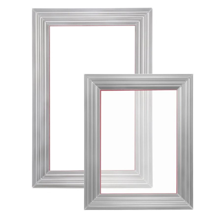 Cornici Serigrafiche Nastri in Seta Pezzi 2 Conteggio Mesh E 2 Serigrafie Sque 10x14in Kit Stampa 8x10 Stampa Serigrafia in Alluminio 110 Stampa_voghion.com