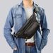 New sports men's shoulder bag, head layer cowhide multi-functional shoulder bag, genuine leather, large capacity men's chest bag, waist bag_voghion.com