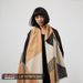 Design models Trendy retro female literary thick section of cold warm autumn and winter latest 2023 outside the spun cashmere shawl scarf_voghion.com