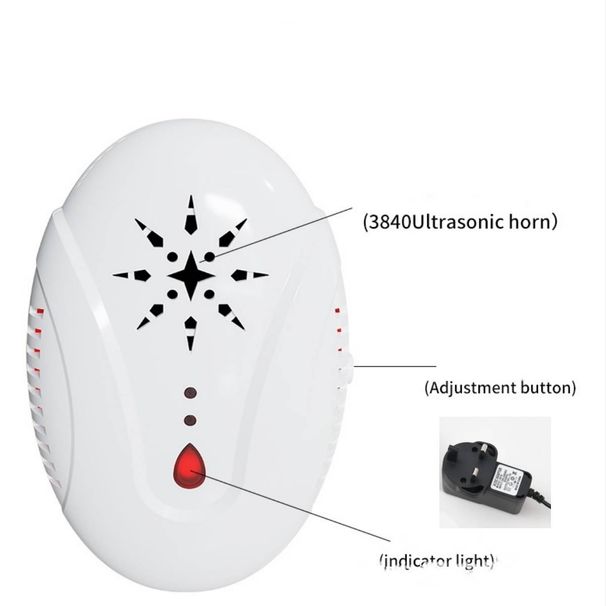Mouse Repeller 1pc Energy Saving Silent Electronic Cat Repeller Multi-function Mosquito Repeller Mouse Repeller Ultrasonic_voghion.com