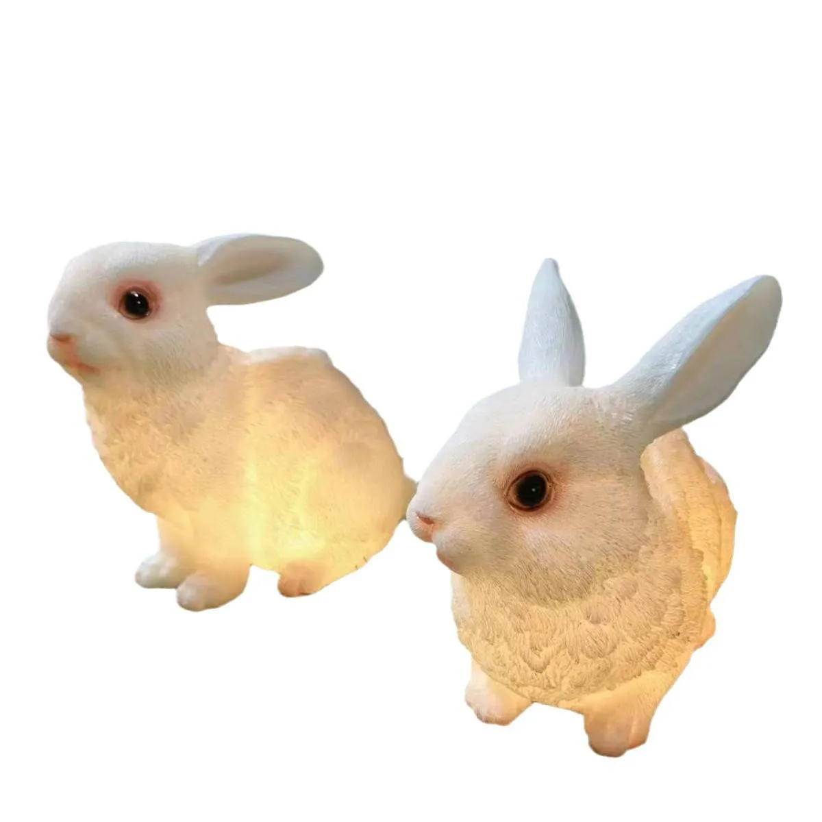 Lumières de décoration animale solaires créatives jardin extérieur cour paysage décoration champignon lapin lumières de pelouse_voghion.com