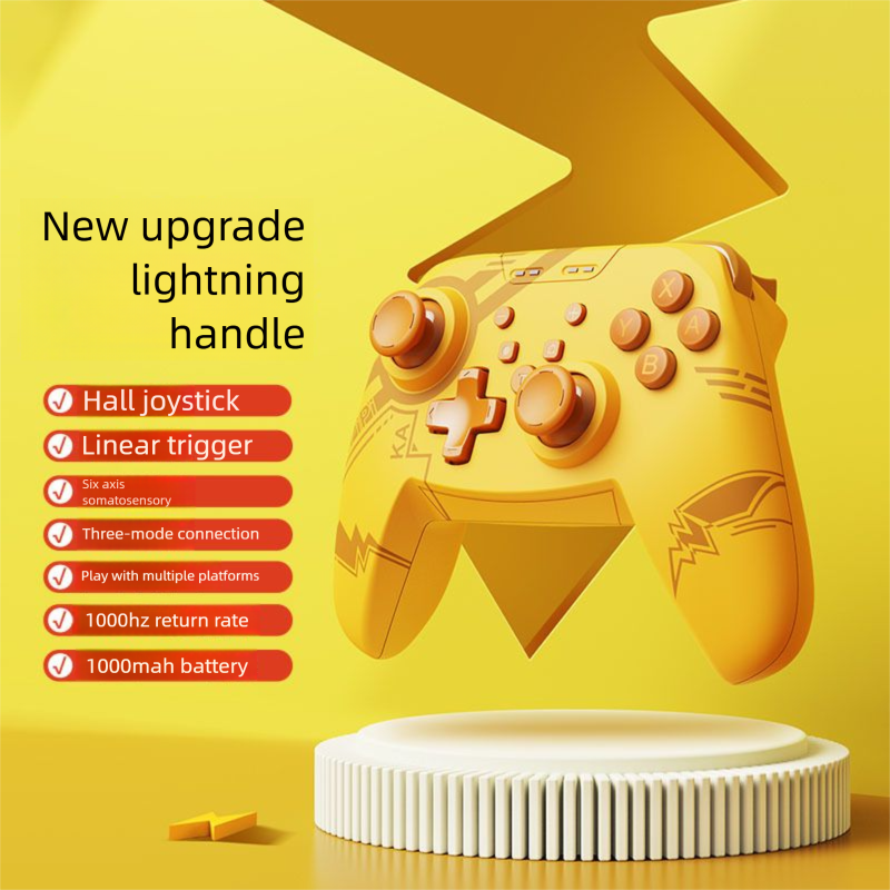 Switch Game Hall Joystick Wireless Adapter For PC Tablet Steam Console Bluetooth Controller_voghion.com