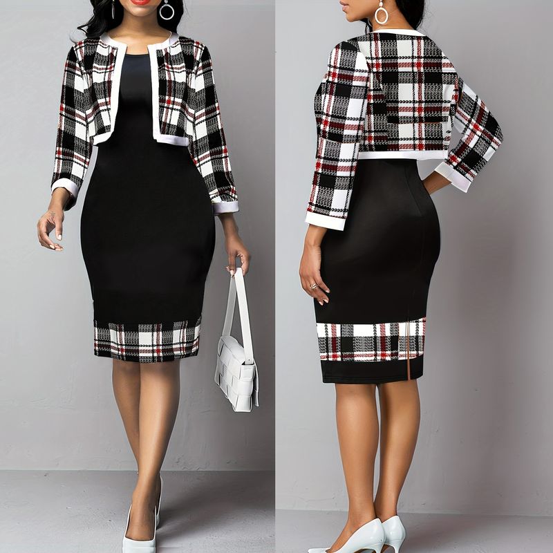 Vestito da cardigan sexy con gilet da donna, cappotto piccolo, due set_voghion.com