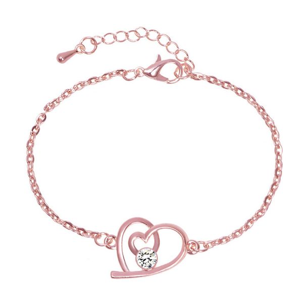 'Magnetic Strap Ladies' Digital Prata Rosa Conjunto de presente de duas peças Relógio feminino_voghion.com