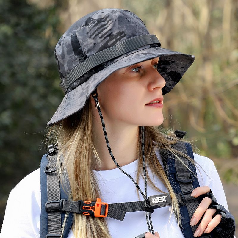 Snel drogende buckethoed voor dames - lichtgewicht en opvouwbaar voor bescherming tegen de zon op het strand en buitenshuis_voghion.com
