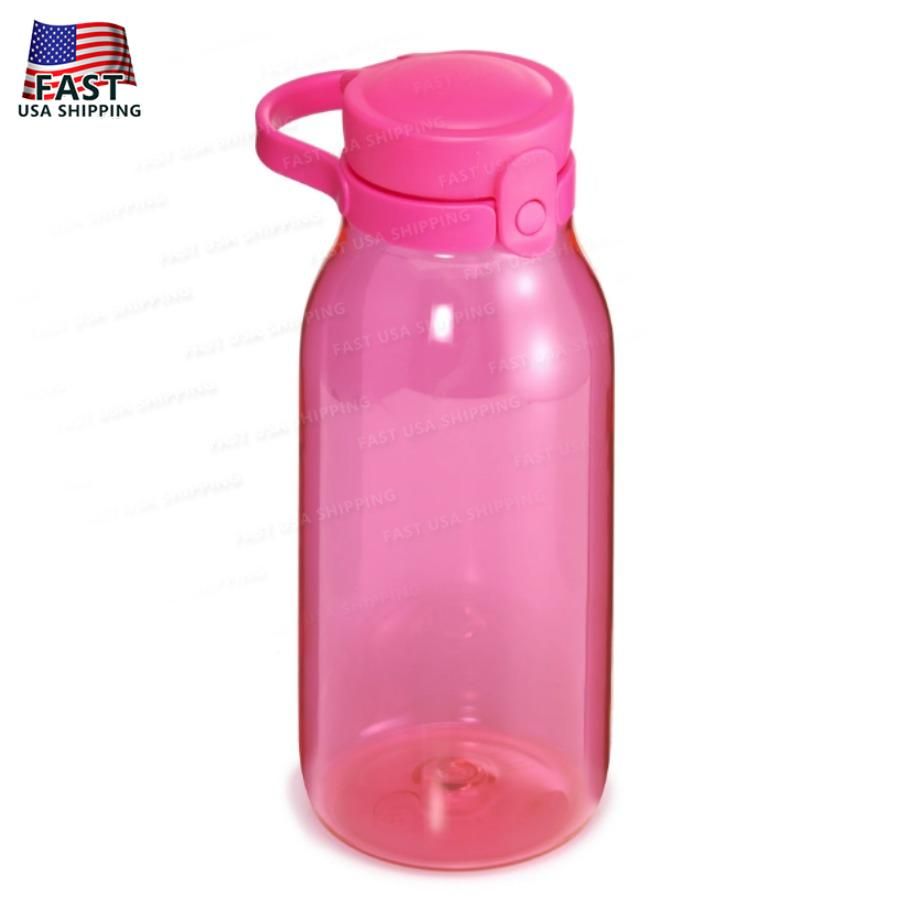 Plastic Top 16 Chug With Straw Flip Water Oz Reusable Fluid Lid Bottle No Pink_voghion.com