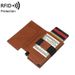 Card Cases Rfid Anti-theft Brush Multi-function Card Bag Automatic Bottom Push Card Anti-magnetic Wallet Pu Leather Bag_voghion.com